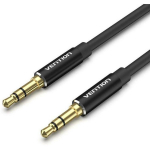 Vention helikaabel 3.5mm kuni 3.5mm BAXBD, 0.5m, must, 2 x 3.5mm isane &uuml;hendused, alumiiniumkorpus