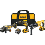 Dewalt T&ouml;&ouml;riistade komplekt DCK308DM-QW, 18V, 3 t&ouml;&ouml;riista, 2Ah aku, 4Ah aku, 2A laadija, harjadeta kruvikeeraja