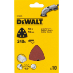 Dewalt H&otilde;&otilde;rdepaber DT3095-QZ 93mm x 93mm 240G, 10 tk, E kaal, t&ouml;&ouml;stusklass, kvaliteetne alumiiniumoksiid