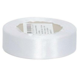 Besk Satiini kinketeip 9144565, 1500cm, 1,8cm, valge, satiinviimistlus, scrapbooking, pulmad