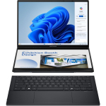 Asus | Zenbook Duo UX8406CA-PZ009W | Basalt Gray | 14 " | OLED | Touchscreen | 3K | 2880 x 1800 pixels | Glossy | Intel Core Ultra 9 | 285H | 32 GB | LPDDR5X | Solid-state drive capacity 2000 GB | Intel Graphics | Windows 11 Home | 802.11be | Bluetoo ...