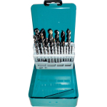 Makita puurekomplekt D-46202, 3mm, 4mm, 5mm, 6mm, 8mm, 10mm, silindriline varras, sobib puidule, kivile, metallile