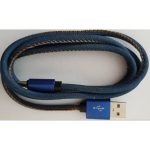 Gembird Kabel Micro USB premium teksad 2 m, 2 m, USB 2.0, USB Type A Male, USB Micro-B Male, sinine