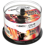 Emtec CD-R 700MB/80MIN 52x Cake Box 50 tk, 700MB, 52x, 4-12x, &uuml;hilduv k&otilde;igi standardsete CD-ROM m&auml;ngijatega