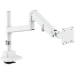 Digitus DA-90476 laua monitori hoidik, 57", 27kg, VESA 75x75/100x100, valge, k&otilde;rgus, kallutus, p&ouml;&ouml;re, s&uuml;gavus