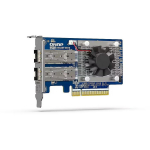 Qnap QXG-25G2SF-E810 v&otilde;rgukaart, 2xSFP28, 25GbE, PCIe Gen4 x8, Intel E810-XXVAM2, madala profiiliga