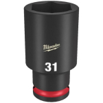 Milwaukee 4932500303 Shockwave l&ouml;&ouml;kmutter, 1/2", 31mm, s&uuml;gav, 6-punktiline, meetriline