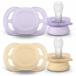 Philips Avent lutt Ultra Start SCF075/11, 0-2m, 2 tk, ortodontiline, silikoon, steriliseeritav