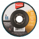 Lameļu slīpdisks 125X22.3MM Z40, Taisnais, Metālam, INOX un krāsainie metāli, D-74223 MAKITA