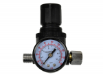 Geko G01130 &Otilde;hur&otilde;hu regulaator, 1/4", 0-12bar, 0-180PSI, manomeetri ja membraanjuhtimisega