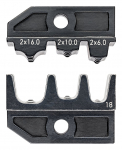Die komplekts, KNIPEX, 97 49 18, divvadu ferrules 2 x 6 / 2 x 10 / 2 x 16 mm&sup2;
