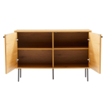 Kumode LINE 110x40xH74cm, melamīns ar ozola rakstu 45127
