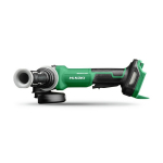 Bezvadu diska slīpma&scaron;īna, HIKOKI, G1813DVFW4Z, 18 V, bezsuku motors, 125 mm diska diametrs