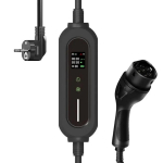 EV Charge Portatiivne Type 2 laadija 7 m kaabliga 3,6 kW 6A&ndash;16A 1 faas IP65 must