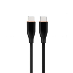Gembird USB-C kaabel 1.5m CC-USB2S-CMCM-1.5M-BK, must, PD kuni 60W, USB 2.0, andmete s&uuml;nkroonimine, laadimine