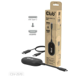 Club3D I/O adapter CSV-2570 USB-C HDMI, 1 HDMI port, 1 USB-C port, must, 0.065 kg