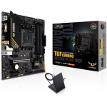 Asus Emaplaat TUF GAMING A520M-PLUS WIFI, AM4, DDR4, 128 GB, 4 DIMM, 1 M.2, 4 SATA III, 802.11ac, 7.1 heli