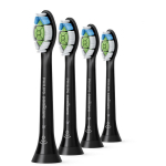 Philips Hambaharja pead HX6064/88 4 tk, Must, Keskmised harjased, 62000 vibratsiooni/min, 3 kuud vahetamiseks