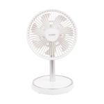 Eurom Vento Cordless Telescopic juhtmevaba teleskoopventilaator ruumide jahutamiseks 10W aku p&ouml;&ouml;rlemine 4 kiirust kaasaskantav valge