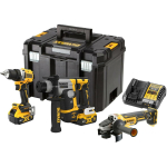 DeWALT Elektrit&ouml;&ouml;riistade komplekt DCK355P2T-QW 18V, 5Ah, harjadeta mootor, 2 akut, 3 t&ouml;&ouml;riista