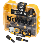 Dewalt FLEXTORQ 25mm T20 kruvikeeraja otsikute komplekt DT70557T-QZ, 25 tk, plastikkarp, TSTAK &uuml;hilduv