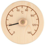 4Living Saunatermomeeter 3192041, 130mm, 130mm, 0&deg; kuni +140&deg;, Puit, Saunaks