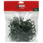 Besk Taimekinnitused 9154021, 36x30mm, 50tk, roheline, pehme plastmaterjal, turvaline kinnitamine