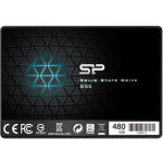 Silicon Power SSD 2.5" SP480GBSS3S55S25, 480 GB, 6 Gbit/s, TLC, 500 MB/s lugemine, 450 MB/s kirjutamine