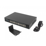 Lanberg l&uuml;liti RSGE-24P-2GE-2S-360, 24x1GB PoE+, 2xGB, 2xSFP, 360W, 56 Gb/s, 4 kV &uuml;lepinge kaitse