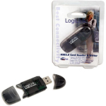Logilink Kaardilugeja CR0007, 480 Mbit/s, USB 2.0, toetab SD, SDHC, MMC, RS-MMC, reisile sobiv disain