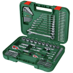 Bosch 1600A02Z9B 132-osaline kinnituskomplekt kohvris, plastik, 132 tk
