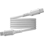 Havit CB6297 magnetiline kaabel USB-C USB-C-le, 1m, 60W, 4mm, valge