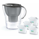 Brita Marella + 4 Maxtra Pro PP filtriga kann, 1056045, 2.4L, 150L, 4 filtrit, ergonoomiline, grafiit