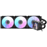 Darkflash DV360S CPU vesijahuti, 360mm, 3x120mm PWM, 800-1800 RPM, 64.05CFM, 30dBA, ARGB 5V, IPS 320x320, 12V