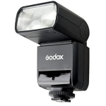 Godox TT350F v&auml;lk Fujifilm, GN 36, 24&ndash;105mm, TTL, HSS 1/8000s, 2&times;AA, 210g, LCD, 270&deg;, -7&deg; kuni +90&deg;