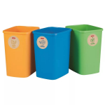 Pr&uuml;gikast Deco Flip Bin 3x25L sinine / roheline / kollane 0802174999 CURVER