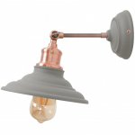 Seinavalgusti LORET, 7826, 1xE27, 40W, IP20, 20cm, hall; OS-LOR-E27-15-DECGTV