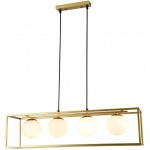 Laevalgusti AVELIN 3,2287, 4*E27, IP20, 80x20Cx20cm, kuldne; OS-AVEL3-40-DEC PTO