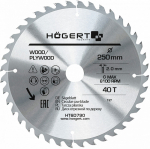 Saeketas TCT, 250mm, 40T, 30mm; HT6D790 HOGERT
