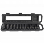 L&ouml;&ouml;kpadrunite komplekt, 1/2";, 13 tk., 10-32mm, BLACK LINE, AW38690BL AWTOOLS