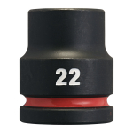 SHOCKWAVE&trade; IMPACT DUTY TRIECIENIZTURĪGAS UZGRIEŽŅU MUCIŅAS, 22 MM 3/4" IMPACT SOCKET STD - 1PC, 4932480364 MILWAUKEE