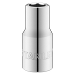 Se&scaron;kantu muciņa, hromēts vanādija tērauds 1/4", 6mm, STMT86103-0, STANLEY