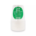 Prillid &ouml;koloogilised Go Green 250ml 10 tk. valge  1901358