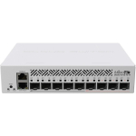 Mikrotik CRS310-1G-5S-4S+IN l&uuml;liti, 10G tugi, 5 SFP porti, 4 SFP+ porti, 1 Gigabit Ethernet port, DC sisendi pinge 18 - 57 V, 256 MB sisem&auml;lu, 16 MB flash m&auml;lu, 800 MHz protsessori sagedus, L3 kiht, RJ-45 konsoolipord, PoE, 1U vormifaktor, CE, EAC, R ...