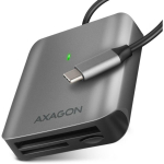 Axagon M&auml;lukaardi lugeja CRE-S3C, USB 3.2 Gen 1, 3 pesa, toetab CF, MicroSD, MicroSDHC, MicroSDXC, SD, SDHC, SDXC