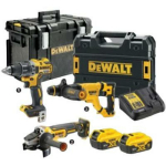 DeWALT 3-Tool Combo Kit DCK327P2T-QW 18V, 5Ah, harjadeta, 70Nm, 13mm metallist chuck, juhtmeta