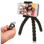 Mediarange MINI TRIPOD UNIVER./MRMA205, 0.12kg, telefoni tarvik, paindlikud jalad, kaugjuhtimispult