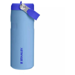 Stanley Isolatsioonipudel koos &otilde;hutusauguga The IceFlow Bottle Flip Straw 2.0 28121100213, 0,47L, sinine, hoiab k&uuml;lma kuni 8h