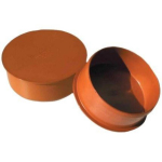 Instalplast PVC v&auml;li kanalisatsiooni kork 8011196, 160mm, oranž-pruun, PVC-U, pH 2-12, kuni +40&deg;C