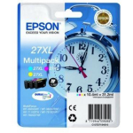 Epson T2715 Kass Multipack C13T27154012, 3 x 31.2ml, kuni 1100 lehte, originaal, v&auml;rvid: kollane, ts&uuml;aan, magenta
